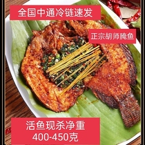 Hu Division marinated fish barbecue Luo non-fish Yunnan specialities Commercial ropia fish 5 полосок острую рыбу Dai Flavor