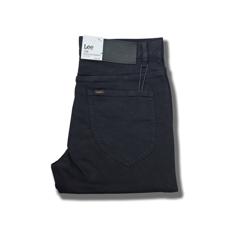 Lee Spring and Summer New Black 726 Mid-Waist Straight-Leg Denim Pants for Men Lmb1007263Ys00F-898L00