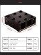Barbell Rack with Nine Holes for Storage and Organization, Suitable for Home and Commercial Use, Large Hole Barbell Holder, Gym Equipment