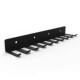 Olympic Bar Storage Rack Barbell Bar Placement Rack Wall Storage Bar Squat Rack Gym Tool Accessories Multi-Tooth Hanging Rack