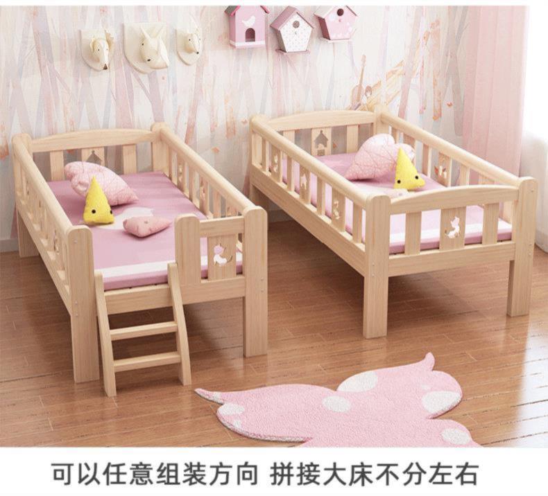 Giường nhỏ nhà trẻ em búp bê chống vỡ hàng rào đa chức năng bền giường đơn lớp 1 m loại nhỏ giường tăng trưởng - Giường giá giường sắt
