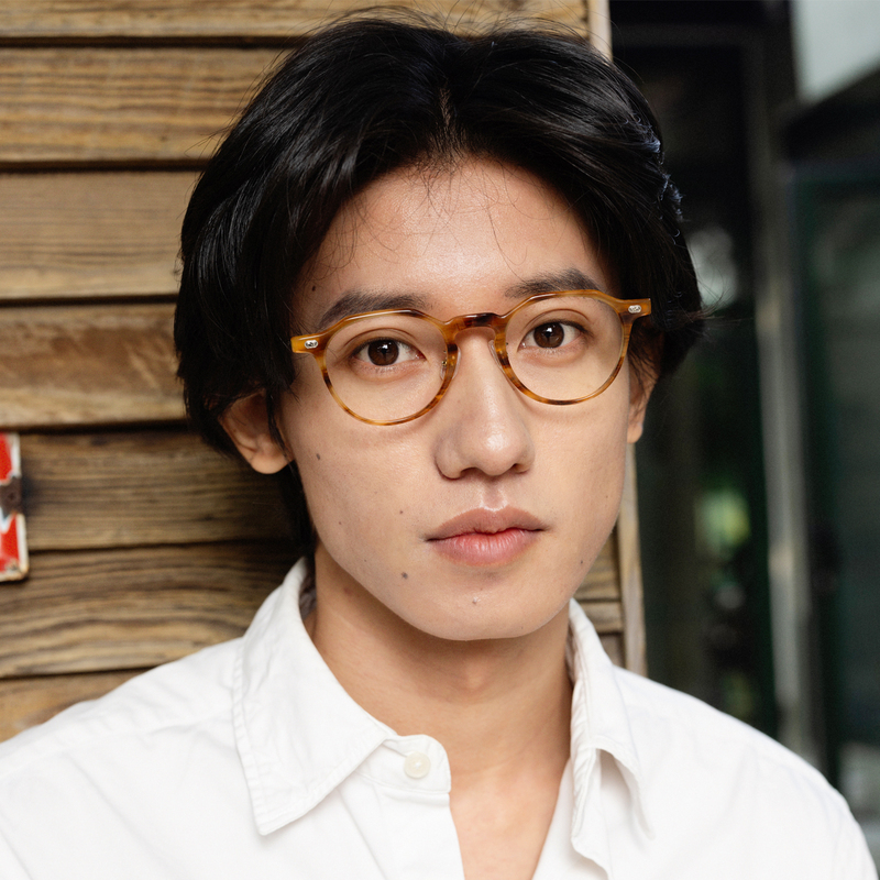 Cloud Series Fiber-Condensed Crown-Shaped Titanium Metal Light Eyeglass Frames, Retro and Simple, Suitable for Both Men and Women, Can Be Fitted with Prescription Lenses