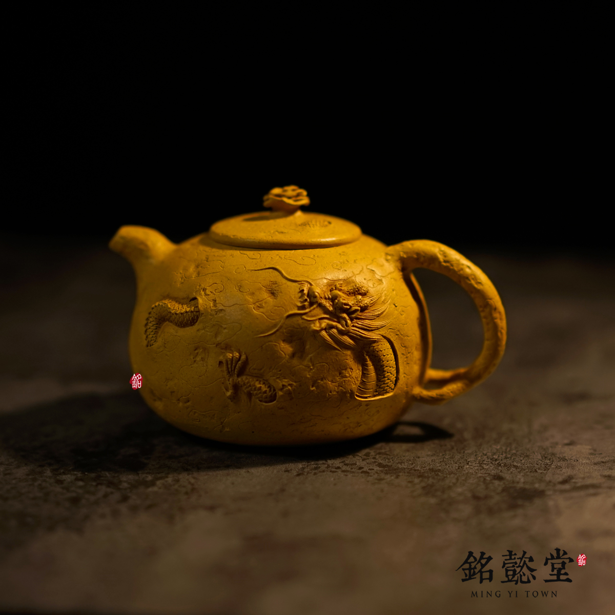 (name-hall) Yixing Purple Sand Kettle Hermit Dragon for Spring Yunlong Gong Chunzhang Zhang Hongjun All Handmade Customized Pot