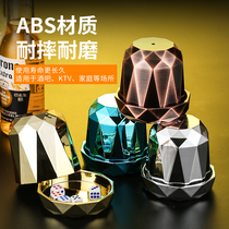Dice set with base screen cup Bar KTV supplies thickened drop-resistant shaking color cup Throwing cup Nightclub dice cup