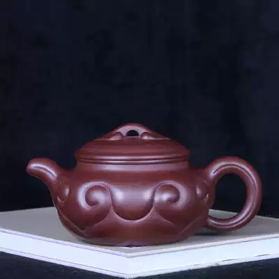 Taiwan circulating old teapot Yixing Zisha Early Factory Xu Huafang handmade large antique Ruyi teapot
