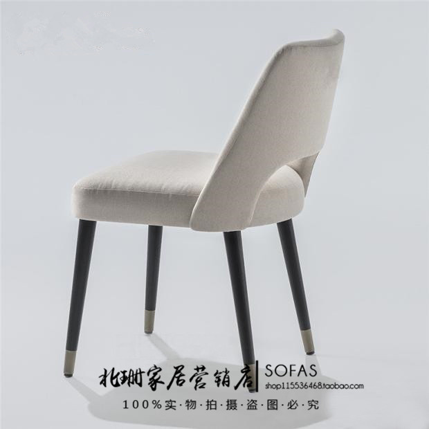 Đơn giản hiện đại nước Mỹ tùy chỉnh gói mềm ghế ăn cafe khách sạn nhà hàng phòng khách đồ nội thất ghế cuốn sách ghế - Giải trí / Bar / KTV ghế bar giá rẻ
