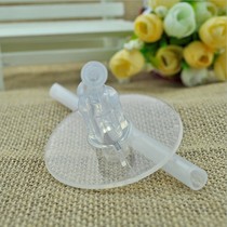 Childrens straw thermos cup cover long straw suction nozzle straw head accessories large disc