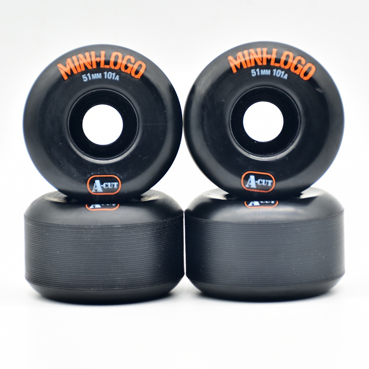 Imported Minilogo Skateboard Wheels, Dual-Purpose Wheels for Street and Trick Riding, All-Terrain Silent Wheels, 90A, Free Shipping Imported Minilogo Skateboard Wheels, Dual-Purpose Wheels for Street and Trick Riding, All-Terrain Silent Wheels, 90A, Free Shipping