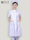 Xuelangguo Nurse Uniform Summer Short-Sleeved Round-Neck Winter Long-Sleeved Hospital Lab Coat Pharmacy Beauty Uniform