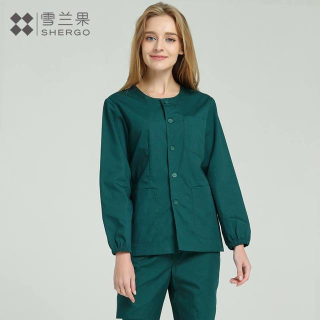 Washable Scrub Suit Long-Sleeve Touring Suit Set Female Doctor Uniform Nurse Uniform Inner Wear Emergency Uniform Short-Sleeve Set