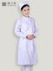 Xuelangguo Nurse Uniform Summer Short-Sleeved Round-Neck Winter Long-Sleeved Hospital Lab Coat Pharmacy Beauty Uniform