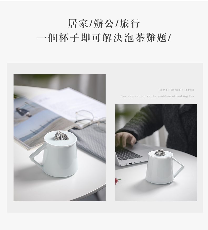 Cloud hill operation manual cup of jingdezhen ceramic mugs creative glass office to send the cup a cups