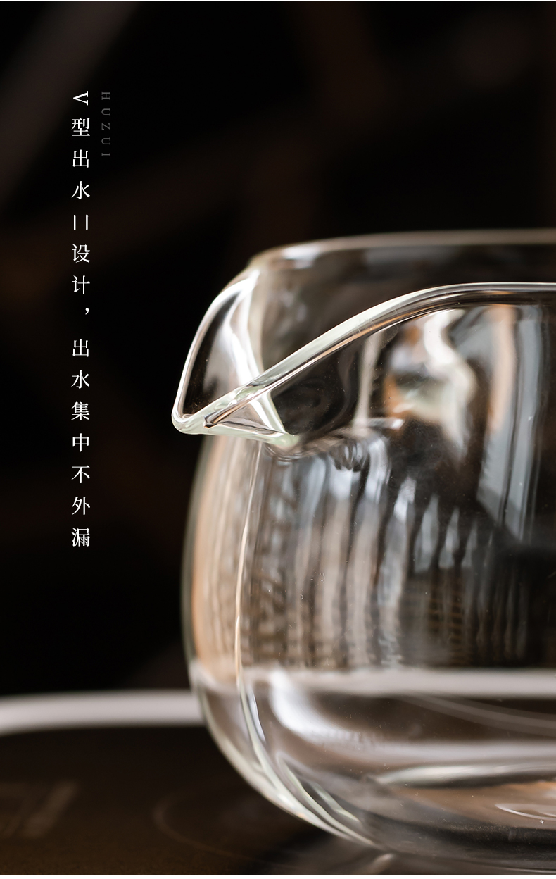The Japanese side of heat - resistant glass teapot single pot of rotating filter tank electric TaoLu cook kung fu teapot The teapot