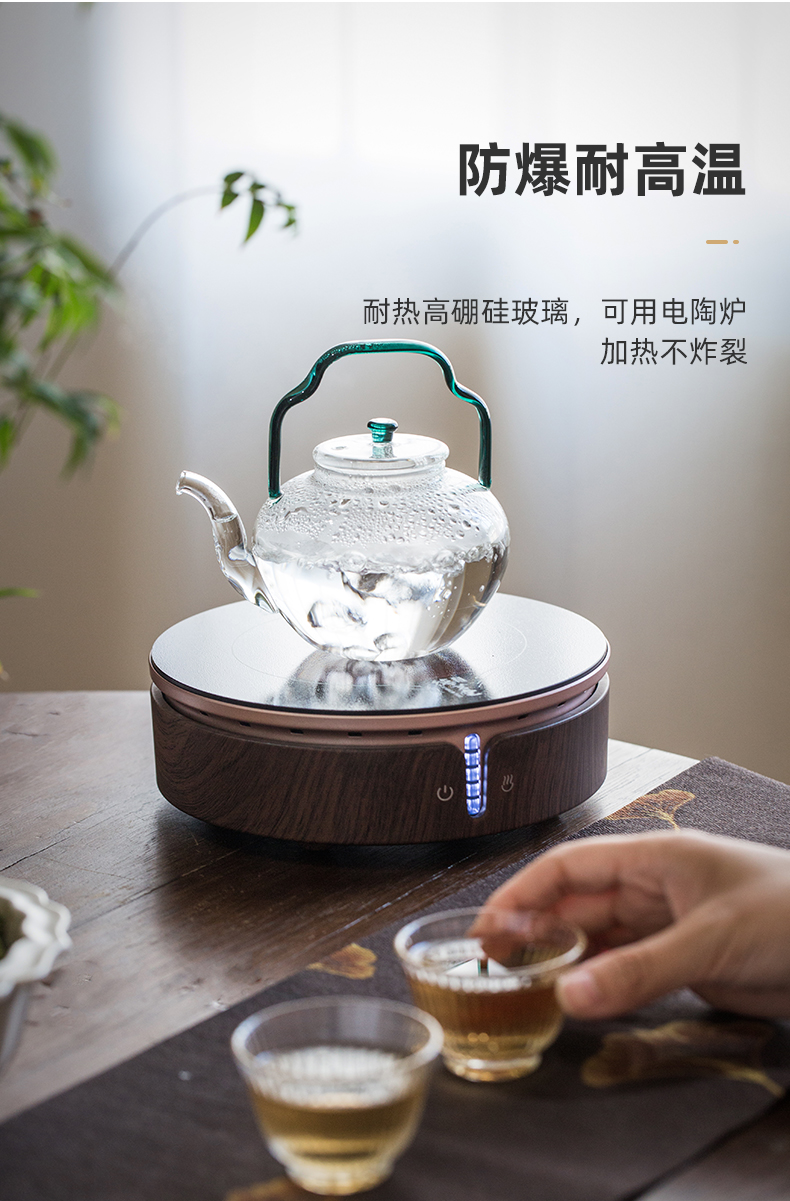 Cloud (Japanese hands wu via girder for heat - resistant glass teapot filter electric TaoLu high - temperature cooking pot tea sets