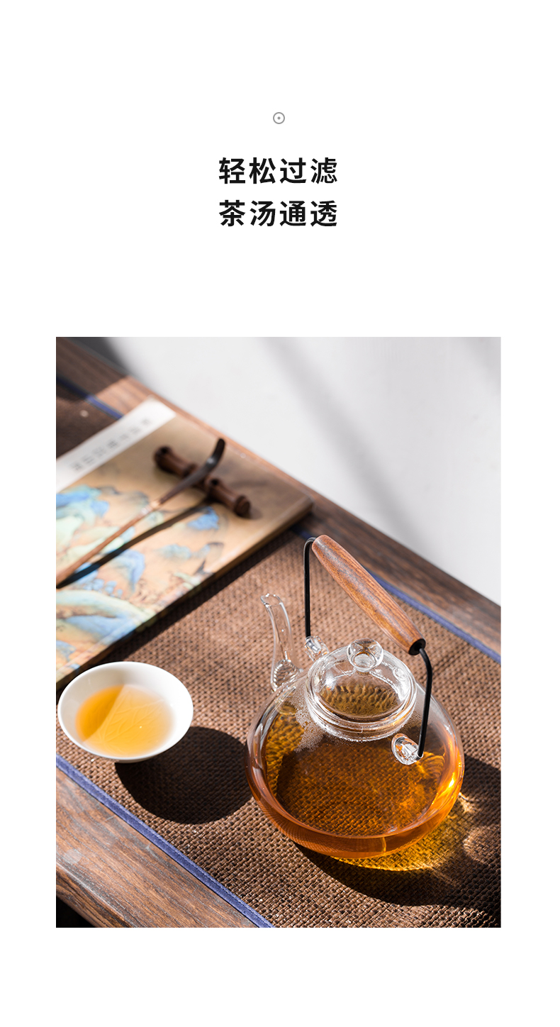 Cloud cooking art glass teapot high - temperature'm kettle Japanese household automatic electrical TaoLu steaming tea is tea boiling kettle