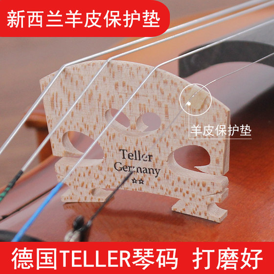 독일 TELLER Taylor Violin Music Academy 2성급 4/4 유럽 소재 브릿지 안장 광택 3.6