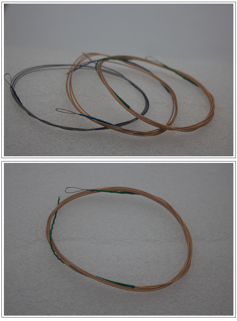 Nhạc cụ Qingge N31 Chuỗi nylon 1-4 Bộ hoàn chỉnh Bộ bốn chuỗi Chuỗi Chuỗi Chuỗi dây thép - Phụ kiện nhạc cụ Cách kẹp Capo guitar