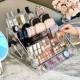 Акриловые палетка теней, настольная коробка для хранения, база под макияж, косметика, помада, духи для ухода за кожей