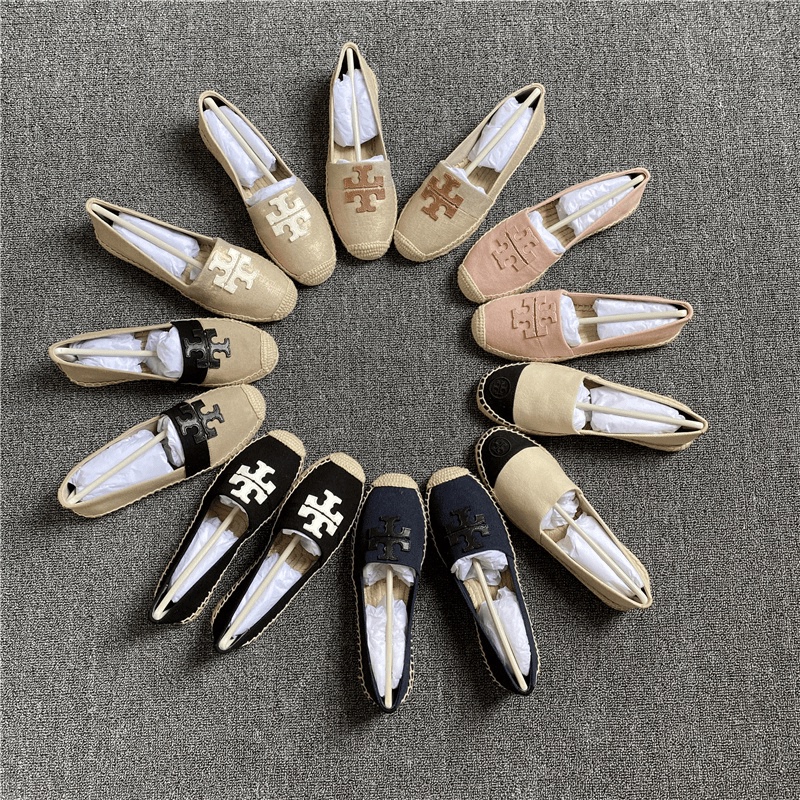 Pure Original Fisherman Shoes, New Summer Women's Shoes, Comfortable Flat-Soled Hemp Rope Woven Flat-Soled Sweat-Absorbent and Breathable Single Shoes for Women