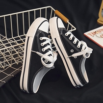 Converse STAR half drag canvas shoes womens summer 2021 new ulzzang all-match one pedal no heel lazy