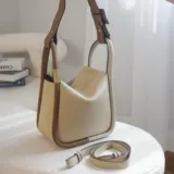 Кожаная сумка на одно плечо, сумка через плечо для приставной кровати, воловья кожа, премиум класс, из натуральной кожи