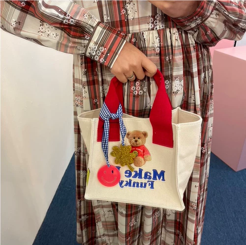 Южнокорейский брендовый милый товар, маленький ланч-бокс, сумка, тканевый мешок