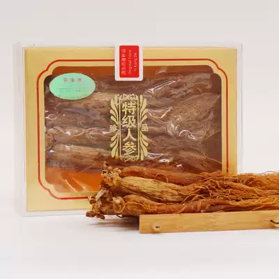 (Italy Kant) sugar-free Red ginseng pruning 166 grams gift box Jilin Changbai Mountain 30 five-year old ginseng