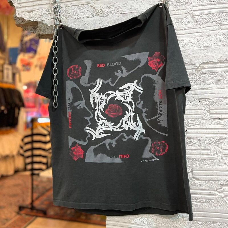 Red Hot Chili Peppers Vintage High Street Retro Heavy Cotton Short-Sleeved T-Shirt