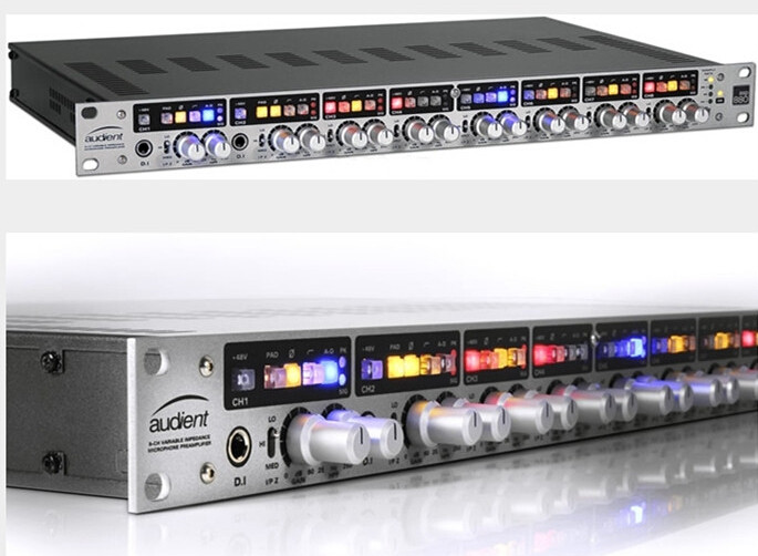 Luggage UK audience ASP 880 8 channel microphone amplifier 8 channel dial amplifier