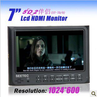 Retits ST-7D 7 inch photo monitor full screen without delay with focus function deliver battery