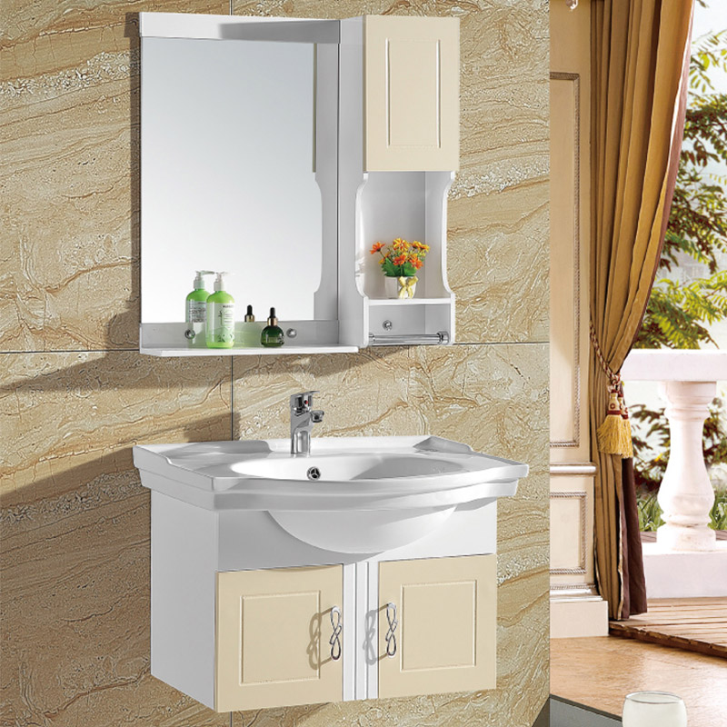 Bathroom bathroom cabinet combination wall-mounted washbasin ceramic small apartment washbasin cabinet washstand hanging cabinet wall hanging