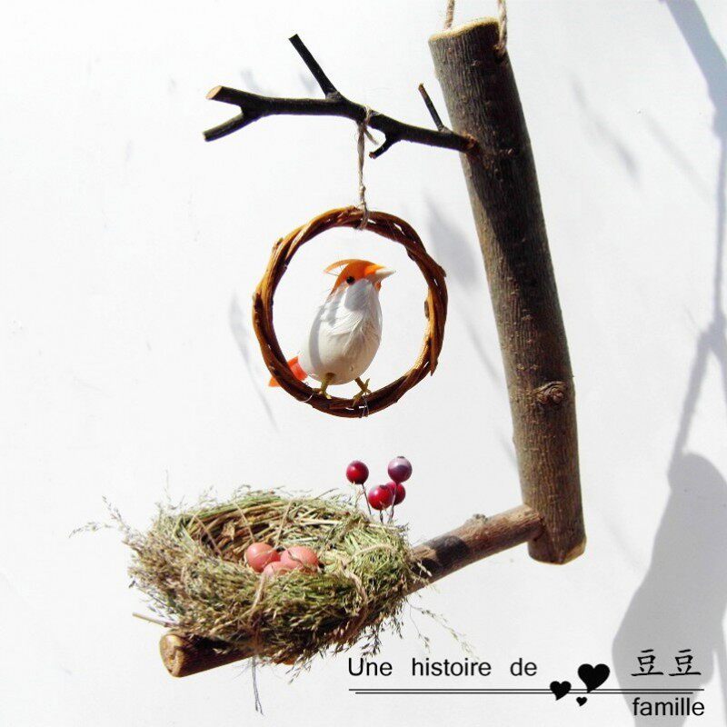 Creative wall decoration wall hanging diy home decoration handmade kindergarten retro living room bar Sen decoration