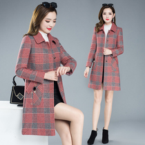 2020 winter new small double-sided cashmere coat in the long Korean version of the mothers high-end wool coat