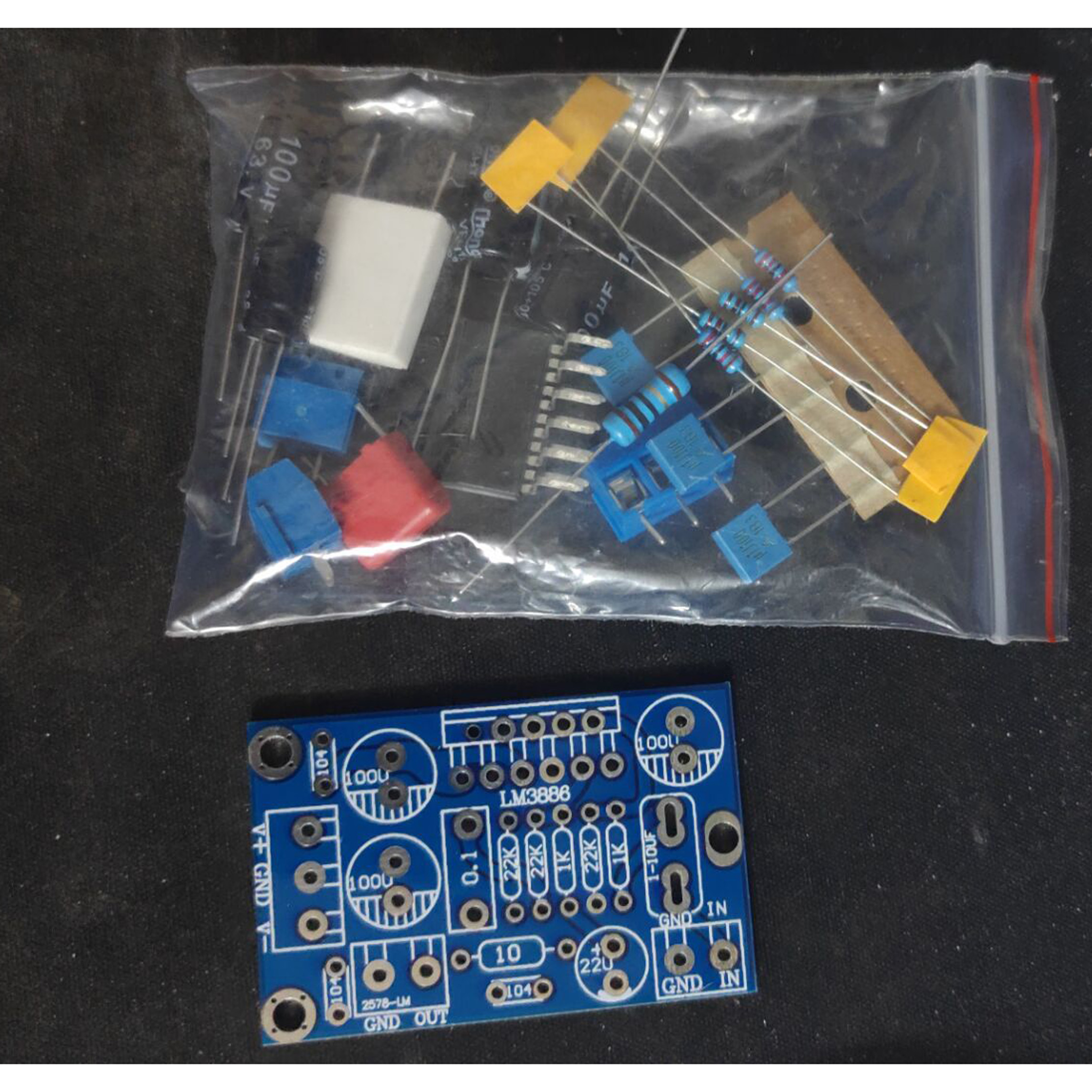 LM3886 power amplifier board monophonic fever power amplifier PCB empty board parts