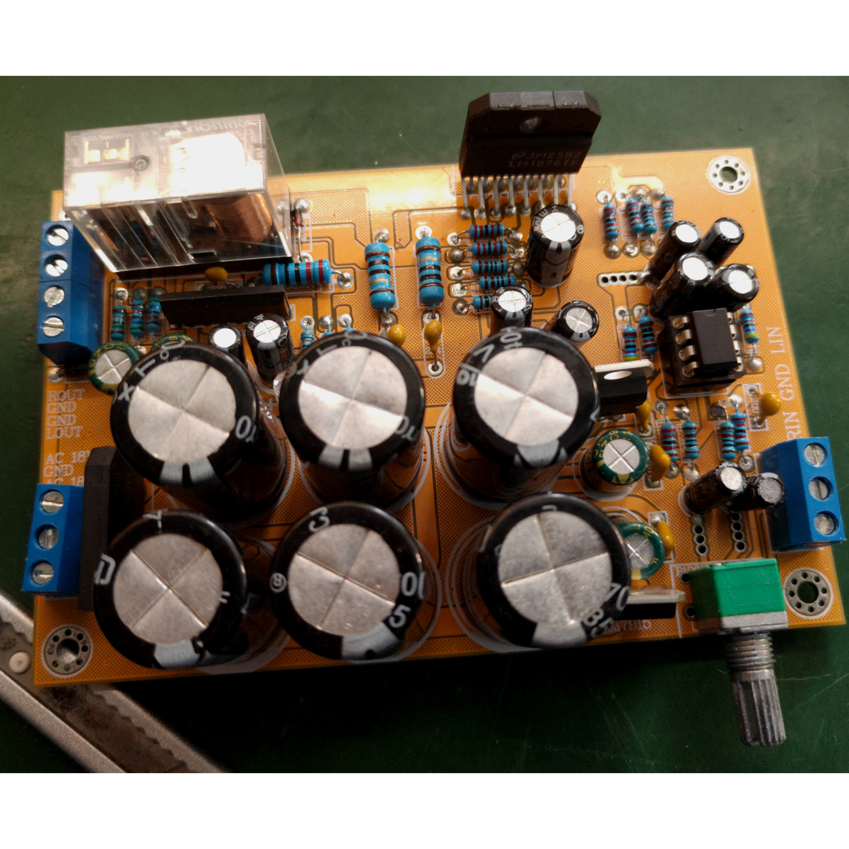 NE5532 LM4766 LM1876 power amplifier Board PCB empty board parts (power supply front protection rear stage