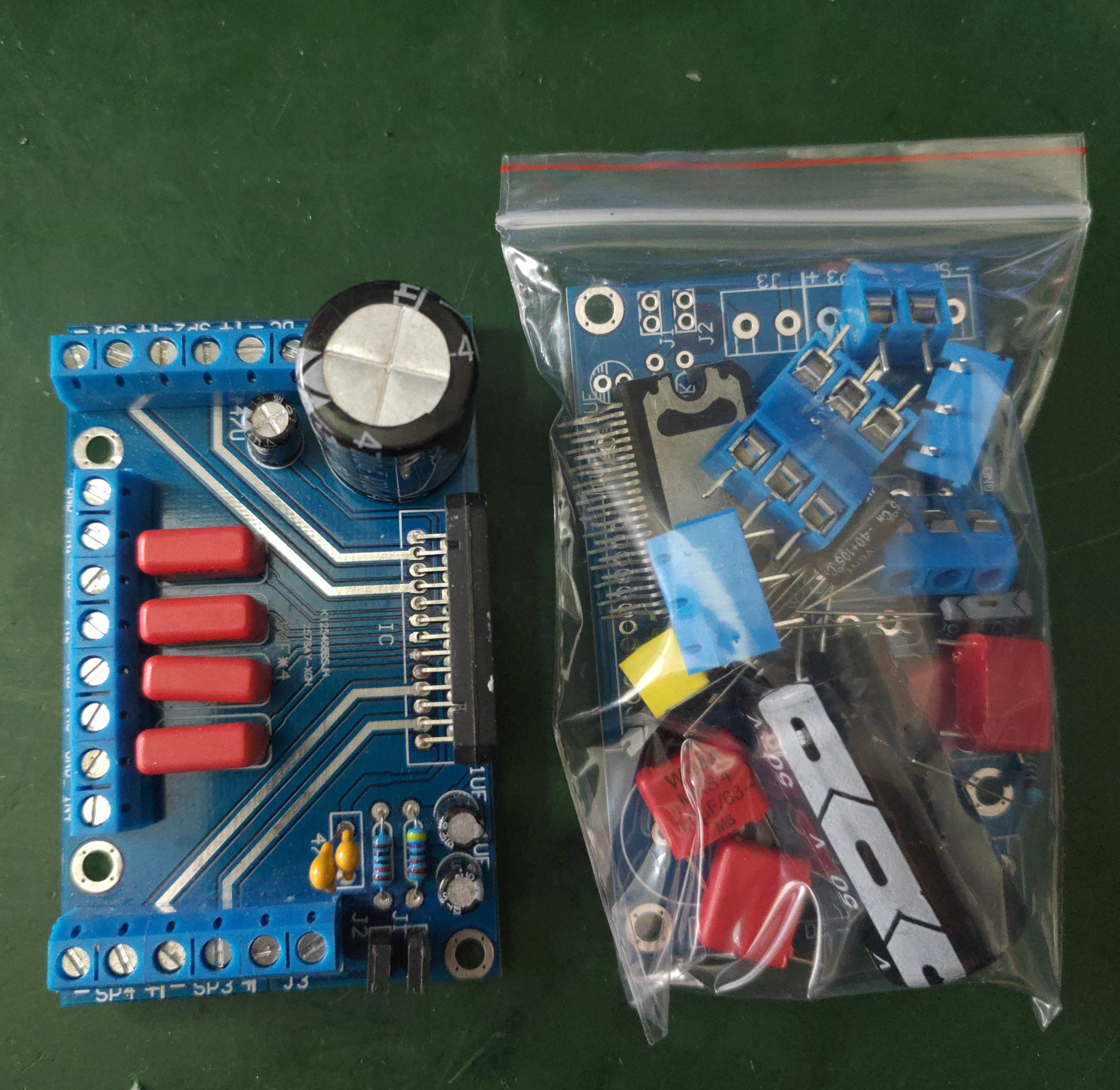 TDA7388 four-channel 4X41W PCB empty plate parts compatible with 7850