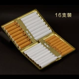 Мистер Кренз Цветок Тридцать шестнадцатая табачная коробка ретро Супер тонкая 16 -й пакета портативная мужская сигаретная коробка сигарет табака