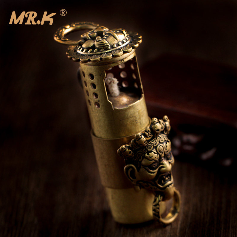 Classic Bully Classic Kerosene Lighter Big Black Sky Creative Retro Bronze Sculpture Sending Gift Lettering Lighter Cool
