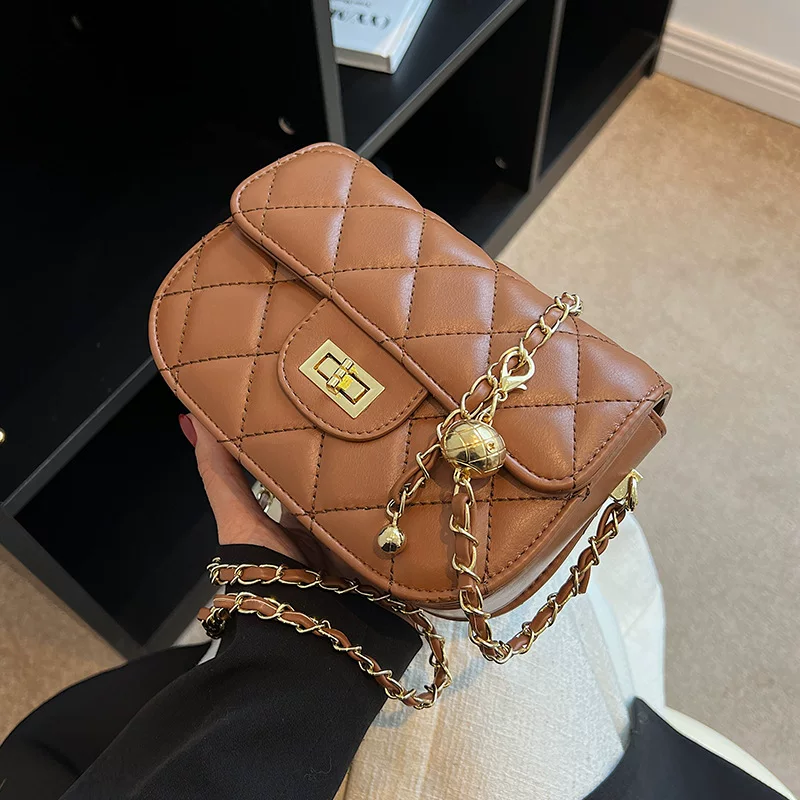Charics&Kittn Маленькая сумка, сумка через плечо, сумка через плечо, стиль Chanel, цепочная сумка, натуральная кожа