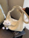 Charlit Keitn Dumpling Bag Women's 2026 New Soft Leather Crossbody Bag Casual Genuine Leather Commuter Underarm Bag