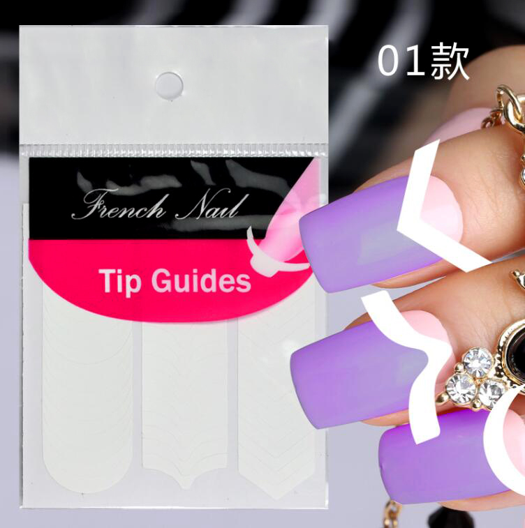 Nail tool stickers nail polish stickers nail jewelry French stickers nail stickers smile line wave line nail stickers