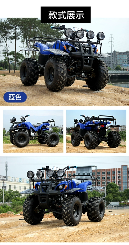 125CC Bulls Quad Wheel ATV Motacer dành cho người lớn trên sa mạc chạy xăng - Xe đạp quad