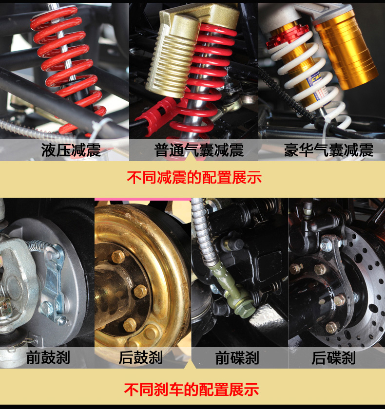 150-250CC big bull ATV bốn bánh xe máy off-road xăng dầu địa điểm núi sa mạc karting xe nông dân - Xe đạp quad xe cào cào mini 50cc