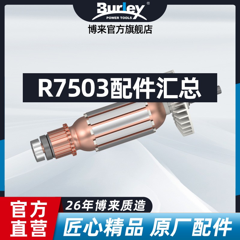 Bo R7241 R7503 Self - Suction Machine Rotor Stator Switch Carbon Brush Speed Regulator Original Accessories
