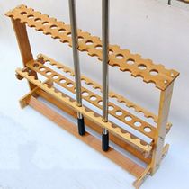 Fishing Rod Shelf Exhibition Shelf Multifunctional Show Shelf Display Shelf Home Bamboo hand lever Luther Rod Holding Frame