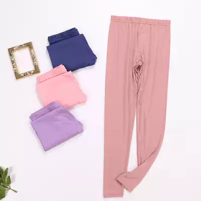 Interior pants thin model wearing large size single piece sanitary pants women warm pants sanitary pants cotton wool pants underwear slim women