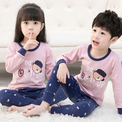 Childrens quần mùa thu bông dây quần mỏng cậu bé cô gái pajamaboys chàng trai bộ đồ lót bé.