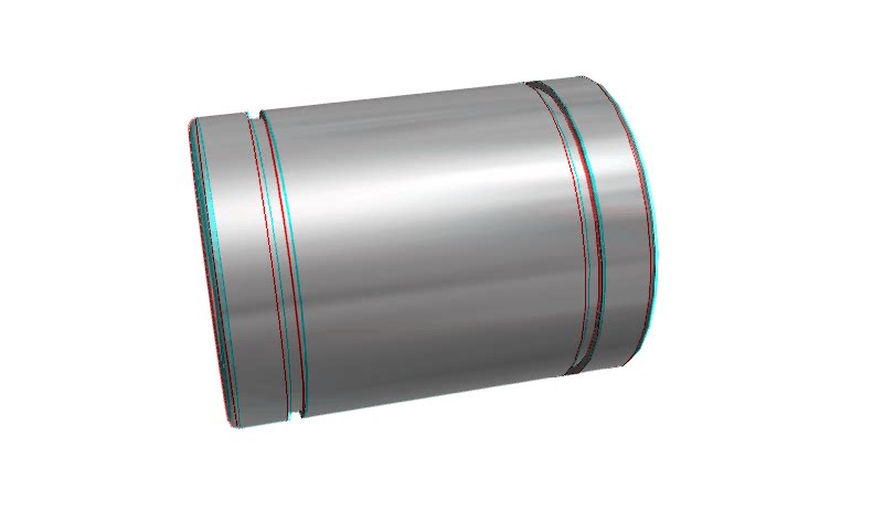 Linear bearing LMU50 Size: shaft diameter 50mm Outer diameter 80mm Length 100mm