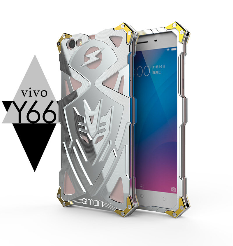 SIMON THOR Ⅱ Aviation Aluminum Alloy Shockproof Armor Metal Case Cover for vivo Y67 & vivo Y66