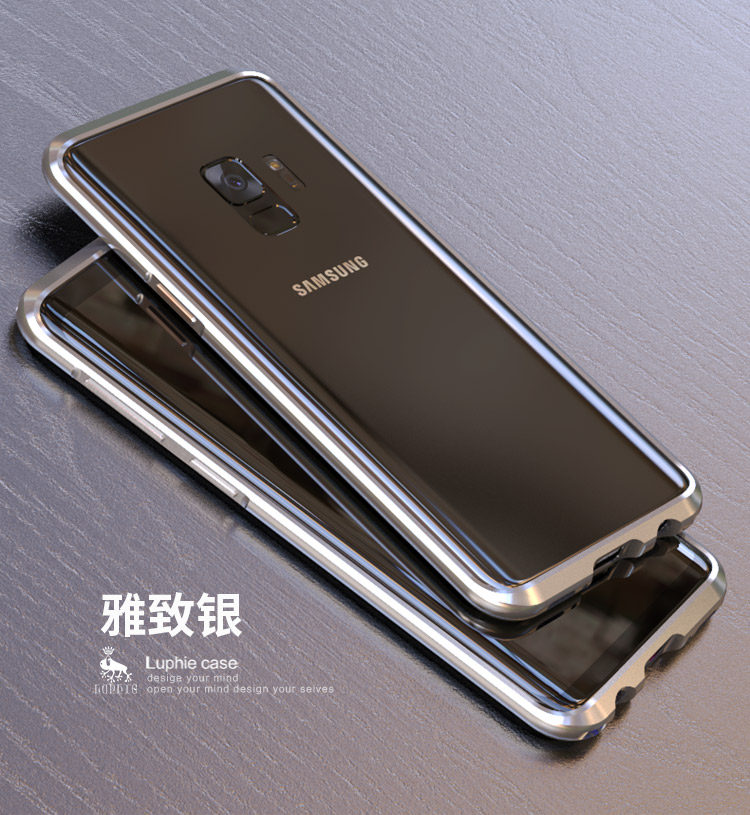 Luphie Blade Sword Slim Light Aluminum Bumper Metal Shell Case for Samsung Galaxy S9 Plus & Samsung Galaxy S9